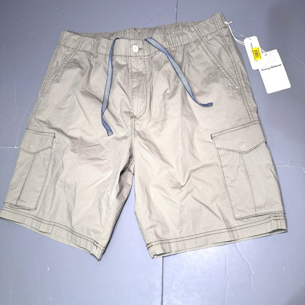 Tommy Bahama Men's Ripstop Survivalist 10" Inseam Cargo Shorts Dark Island XL
